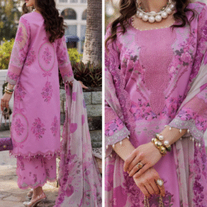 Midnight Mirage – Unstitched 3-Piece Lawn Suit