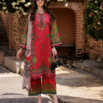 Golden Olive – Unstitched 3-Piece Lawn Suit